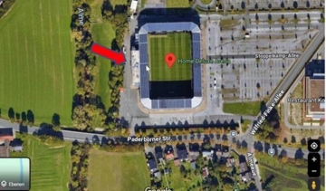 SCP Stadion Wegbeschreibung Eingang VIP